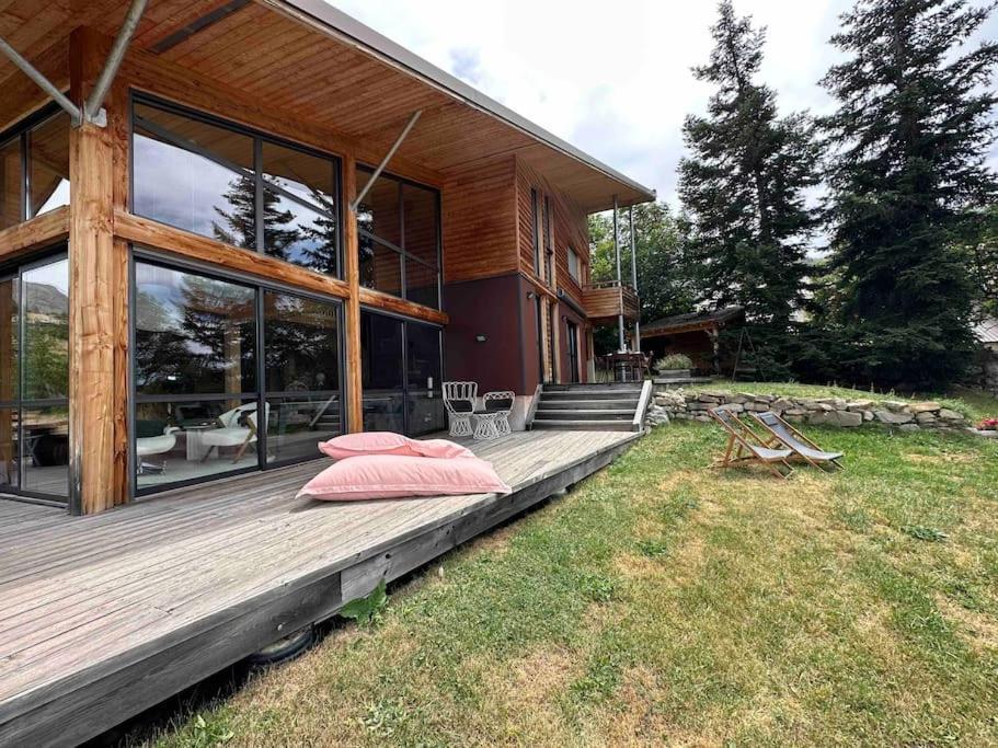 Chalet D'Architecte Avec Vue Panoramique Аллос Екстер'єр фото