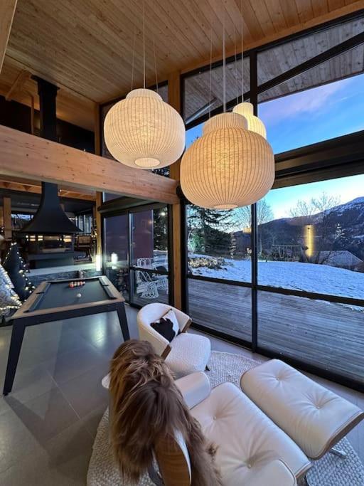 Chalet D'Architecte Avec Vue Panoramique Аллос Екстер'єр фото