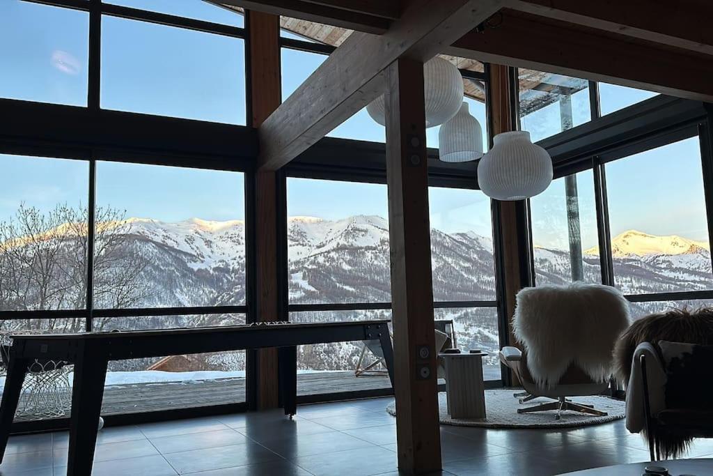 Chalet D'Architecte Avec Vue Panoramique Аллос Екстер'єр фото