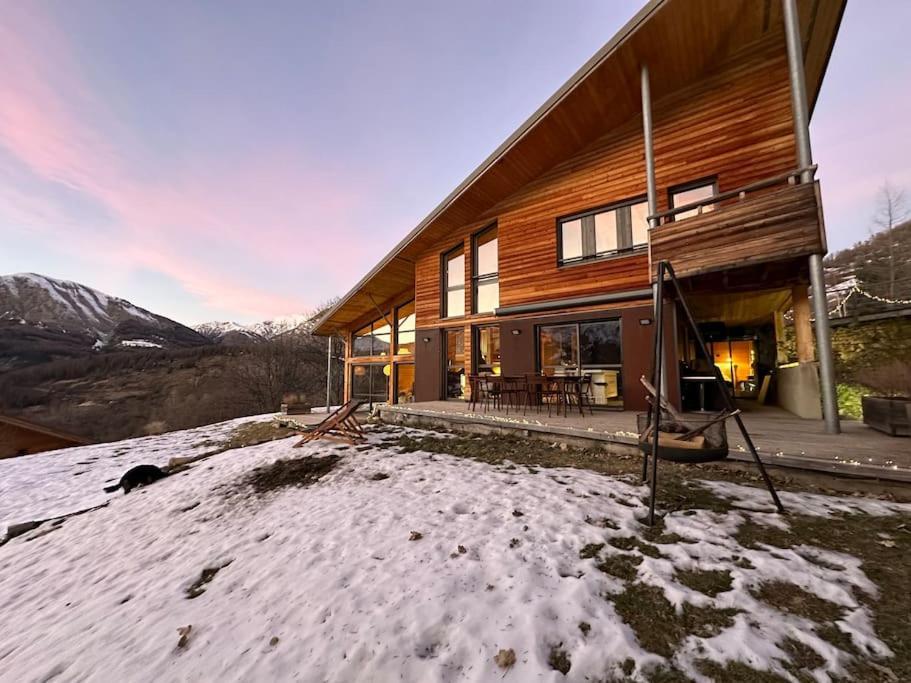 Chalet D'Architecte Avec Vue Panoramique Аллос Екстер'єр фото