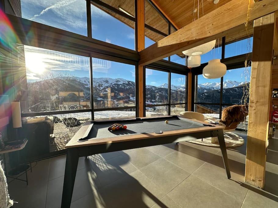 Chalet D'Architecte Avec Vue Panoramique Аллос Екстер'єр фото