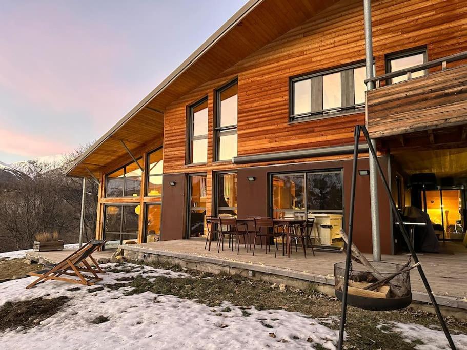 Chalet D'Architecte Avec Vue Panoramique Аллос Екстер'єр фото