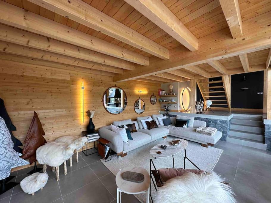 Chalet D'Architecte Avec Vue Panoramique Аллос Екстер'єр фото