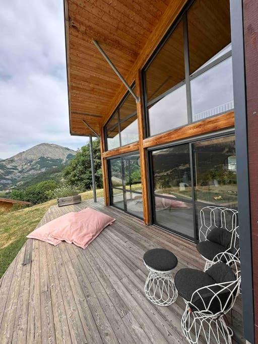 Chalet D'Architecte Avec Vue Panoramique Аллос Екстер'єр фото