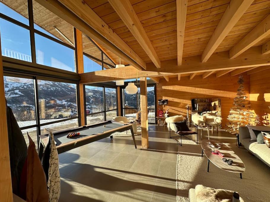 Chalet D'Architecte Avec Vue Panoramique Аллос Екстер'єр фото