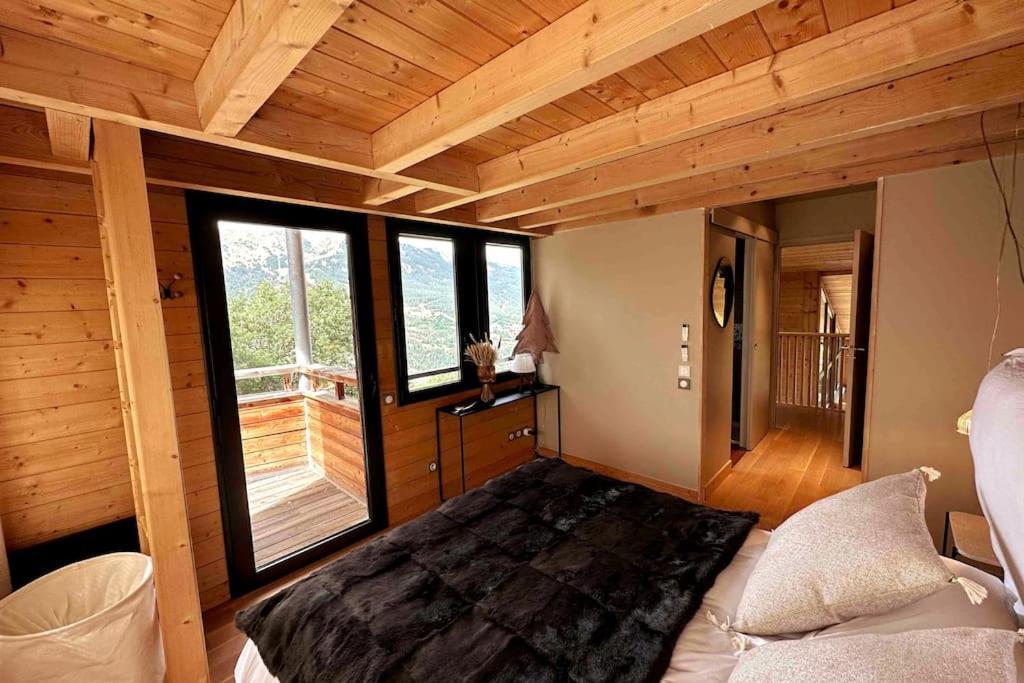 Chalet D'Architecte Avec Vue Panoramique Аллос Екстер'єр фото