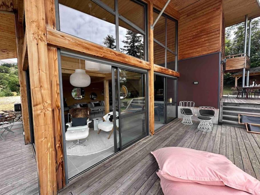 Chalet D'Architecte Avec Vue Panoramique Аллос Екстер'єр фото