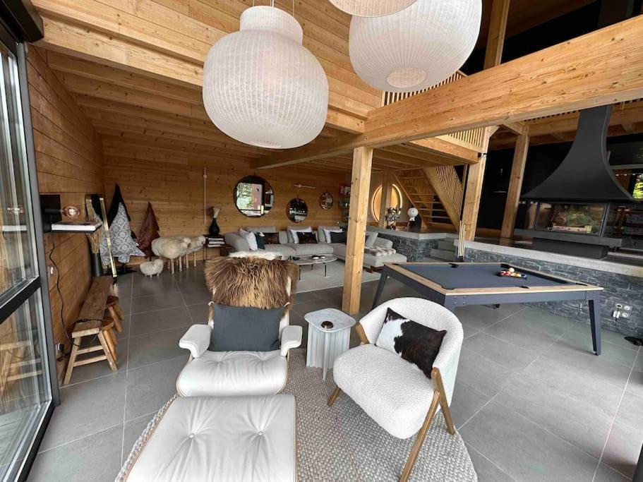 Chalet D'Architecte Avec Vue Panoramique Аллос Екстер'єр фото
